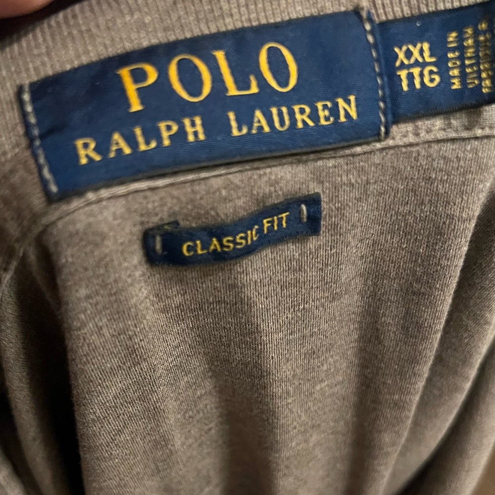 3 for $25•Ralph Lauren Polo Men’s brown Classic fit polo shirt size XXL golf - Picture 3 of 3